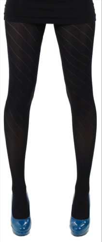Pamela Mann Diagonal Opaque Tights XXL
