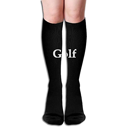 Han Jun Hua Antibacterial Golf Cart Wheelie Sign Exotic Modern Weaving Knee High Socks Compression Sport Socks 19.68 in