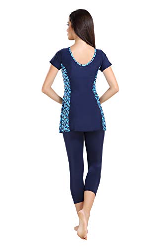 Rovars One Piece Three Fourth Swimming Costume for Women I Removable Pads 5 Rovars One Piece Three Fourth Swimming Costume for Women I Removable Pads - Image 5