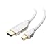 Cable Matters 4K Mini DisplayPort to HDMI Adapter Cable in White 3 Feet - Thunderbolt and Thunderbolt 2 Port Compatible