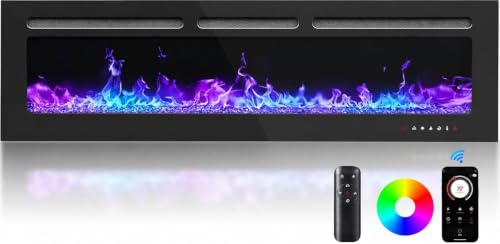 Silonn 50-Inch Smart Electric Fireplace