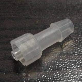 Soccerene Male Luer Lock Syringe Fitting to 1/4"ID Hose Barb, Polypropylene, Pack of 25