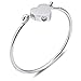EternityMemory Merry Stainless Steel Cremation Bracelet Ashes Holder Keepsake Jewelry with Gift Box (Heart Bangle)