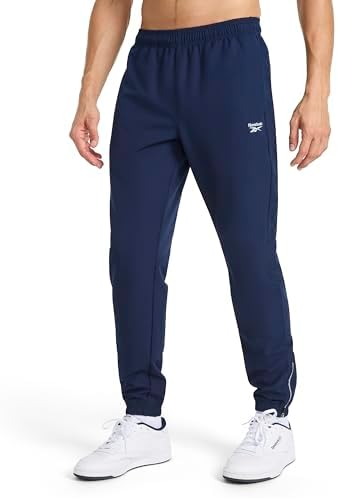 Reebok Men's Cross Check Woven Pant, Standard Fit, Lightweight
