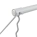Magicfly Over The Door Closet Rod, Heavy-Duty Over The Door Hanger Rack with Hanging Bar for Coat, Towels Holder, Freshly Ironed Clothes, White