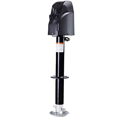 HOTSYSTEM 4000 lbs Electric Trailer Power AFrame Tongue Jack with Drop