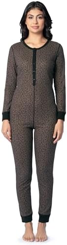 Fruit of The Loom Women's Waffle Thermal Union Suit Underwear
