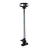 Perko 1284DP0CHR Fold Down Combination Masthead / White All-Round Light - Vertical Mount