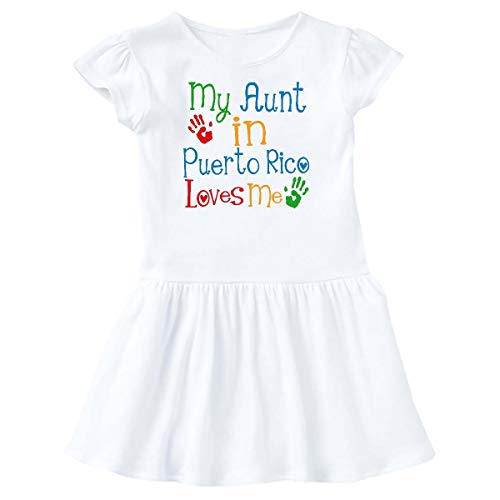 inktastic - My Aunt in Puerto Rico Loves Me Toddler Dress 339a2