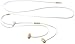 Amazon Basics in-Ear Headphones with Flat Cable and Universal Mic - Gold
