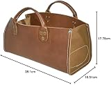 Klein Tools 5115 Leather Tool Bag Hand Tools Heavy Duty Organizer Double Ply view 7