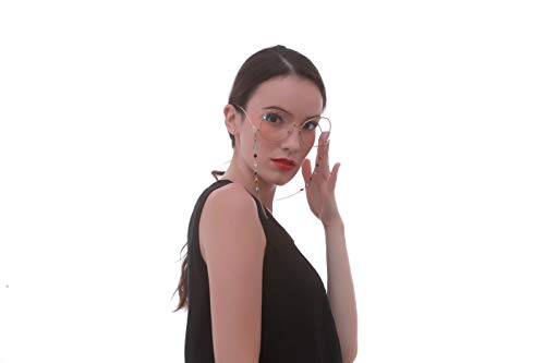 image for HUA JU Eyeglass Chains for Women Girl Glasses Beaded Reading Glasses C