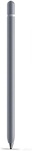 Capacitive Touch Stylus Pens, ALIWELL Rechargeable Fine Tip Metal Electronic Styli Electronic Ballpoint Pen Capacitive pen Screen Device Stylus Pens for Touch Screen (Grey)