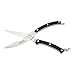 Premium Poultry Shears by Dahlia - Heavy Duty Stainless Steel Spring Loaded Shears - Sharp Blade - Safety Clip - Rust Free - Comfortable Handle - Great for Poultry, Fish, Chicken, Beef, BBQ & Plastic