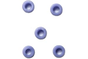 EASYINSMILE Dental Color Code Ring Band Silicone Hygienist Instrument Code Rings S/L Autoclavable 135ºC (L, Purple)