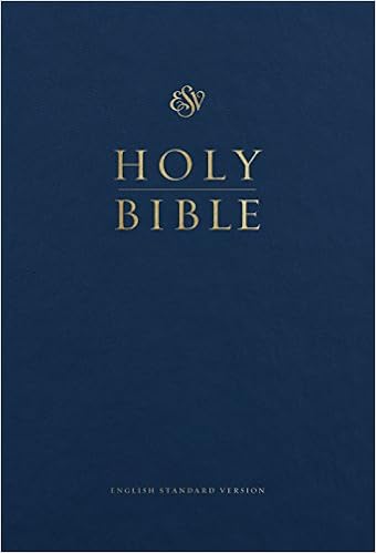 Esv Pew And Worship Bible Large Print Blue Esv Bibles 9781433563508 Amazon Com Books