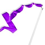Purple Gymnastics Ribbon Wand