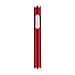 LORWING Mini Electric Lighter USB Rechargeable Windproof Flameless Safety Lighter Portable for Cigarettes with Gift Box (Red)