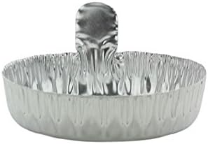 Eagle Thermoplastics, Inc. ETI D43-100 PK Eagle Thermoplastics, Aluminum Dish with Tab, 0.5 x 1.69, 100/Pack, 2" Height, 2" Wide, 17" Length, 100 Fluid_Ounces (Pack of 100)