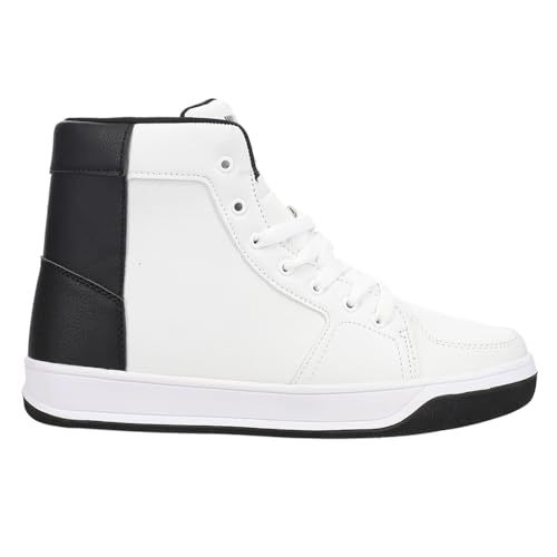 William Rast Mens Empire High Sneakers Shoes Casual - White - Size 8.5 D at Amazon