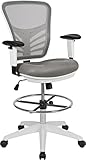 Flash Furniture Tyler Mid-Back Light Gray Mesh