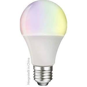 swisstone Smart Wifi LED-lamp, E27 (806 lumen, 9 watt) LED Multicolor (RGB), spraakgestuurd, compatibel met app, werkt…