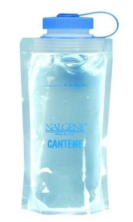 Nalgene Wasserbeutel und Kanister Faltflasche, PE Flasche transparent 1 L
