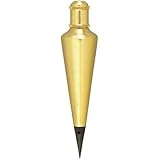 Johnson Level & Tool 116 Plumb Bob, 16 oz., Brass Finish, 1 Pack
