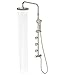 Lanikai Rain Shower Head with Handheld Spray Combo - 1028-BN-1.8GPM, Brushed Nickel - 8