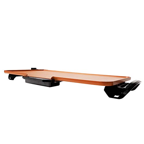 Caynel Professional Electric Griddle, Cool-Touch Griddle, Smoke-less Non-Stick Coating with Removable Handles and Drip Tray, Compact Storage, Upgrade Thermostat for Indoor/Outdoor, Fully immersible Easy Cleaning, 24"x12" Family-Sized (Copper) - Thumbnail 4