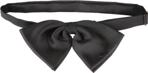 Pre-tied black bow tie