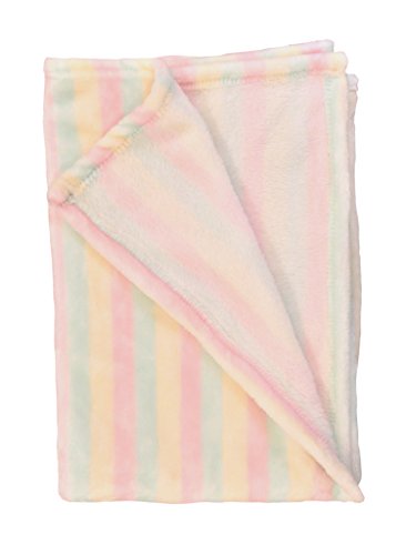 Baby Blanket (Rainbow Stripes) Super Soft Fleece Baby Girl/ Baby Boy blanket/Cozy blanket/Crib To Toddler/Registry Gift For Boy and Girl/Super soft/ Holiday Baby Blanket