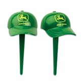 John Deere Baseball Cap Cupcake Picks - 12ct