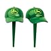 John Deere Baseball Cap Cupcake Picks - 12ct