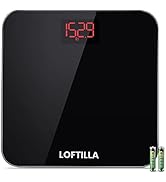 LOFTILLA Scale for Body Weight, Weight Scale, Digital Bathroom Scale, 396 lb Weighing Scale