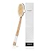 Back Scrubber for Shower - Bath Brush - Long Handled Curved Wooden Back Brush by Rengöra. for Men and Women - Best for Exfoliating, Dry Brushing and Back Scratching