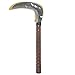 Maxtool Korean Style Multipurpose Joseon Hand Sickle, Blacksmith Scythe 16.5 inches Long