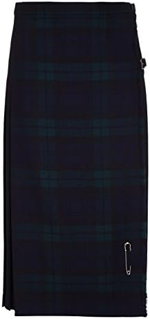 Ladies Long Kilt In Pure New Wool (4, Black Watch)