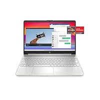 HP 15.6-inch Laptop, AMD Ryzen 7 5700U, 8 GB RAM, 256 GB SSD, HD Micro-Edge Display, Windows 11 Home, Thin & Portable, Long-Lasting Battery, Full-Size Keyboard, Wi-Fi 6 & Bluetooth (15-ef2025nr, 2022)