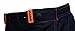 Astek Men's Hillcrusher MTB BMX Baggy Padded Mountain Bike Shorts (Orange/Black, XXL)