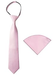 Spring Notion Boys' Satin Zipper Necktie and