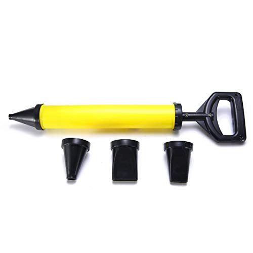 Manual Stainless Steel Patio Paving Grout Brick Pointing Mortar Applicator Tool Gun with 4 Spray Nozzle For Cement lime