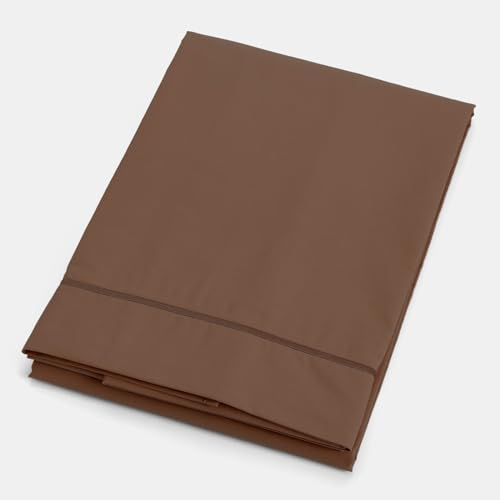 Plain Dyed Deep Bettlaken, 260 x 280 cm, Taupe