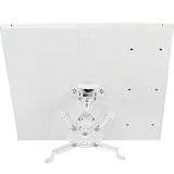 VIVO Universal White Adjustable 2 x 2 feet Drop Ceiling Projector Mount | Suspended Drop-in Ceiling Projection Mounting Kit (MOUNT-VP07DP)