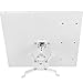 VIVO Universal Adjustable 2 x 2 feet Drop Ceiling Projector Mount, Suspended Drop-in Ceiling Tile Projection Mounting Kit, for Office Home or School, White, MOUNT-VP07DP