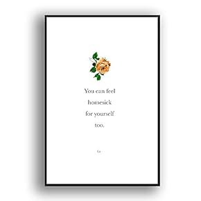 Framed Canvas Wall Art for Living Room, Bedroom Simple Words Canvas Prints for Modern Home Decoration Ready to Hang - 16"x24" inches