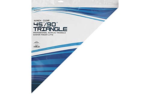 Pro Art 18Inch 4590Degree Triangle, Clear