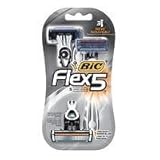 BIC Flex 5 Men's Disposable Shaver, 3 ea