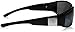 NFL Siskiyou Sports Fan Shop San Francisco 49ers Etched Chrome Wrap Sunglasses One Size Black
