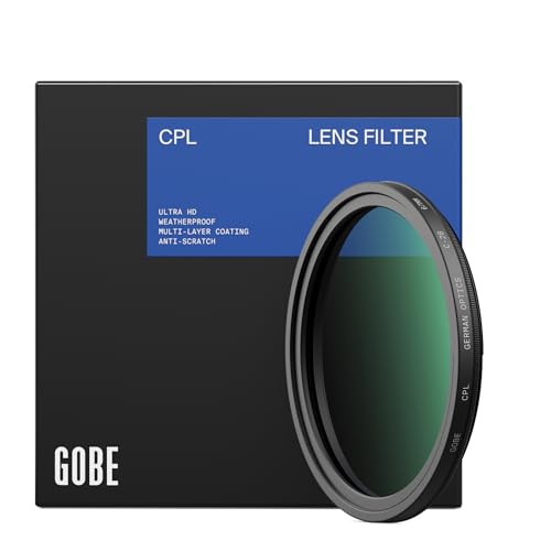Gobe 72 mm Polfilter (Polarisationsfilter) CPL (Pro)